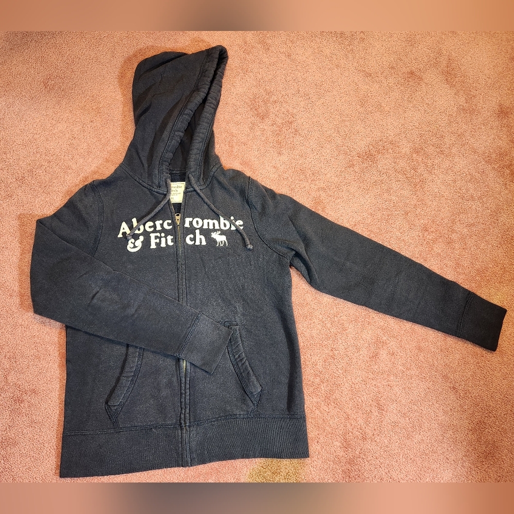 Abercrombie & Fitch Navy Blue Hoodie size M